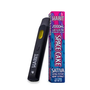 Space Cake 2ml D8 + D9 THC Vape Pen